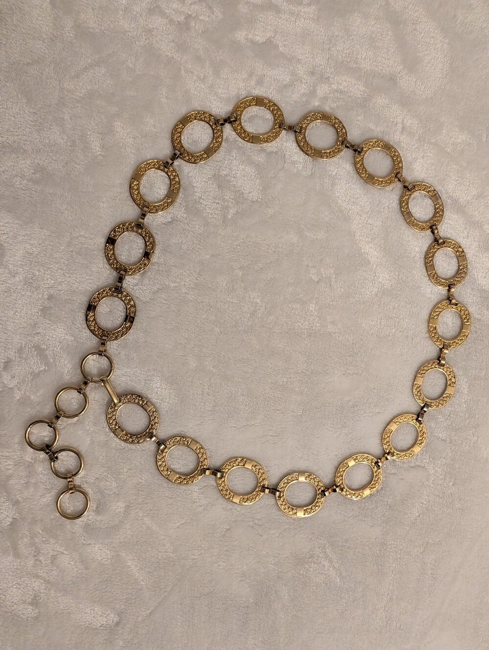 Elegant Gold-Tone Chain Belt